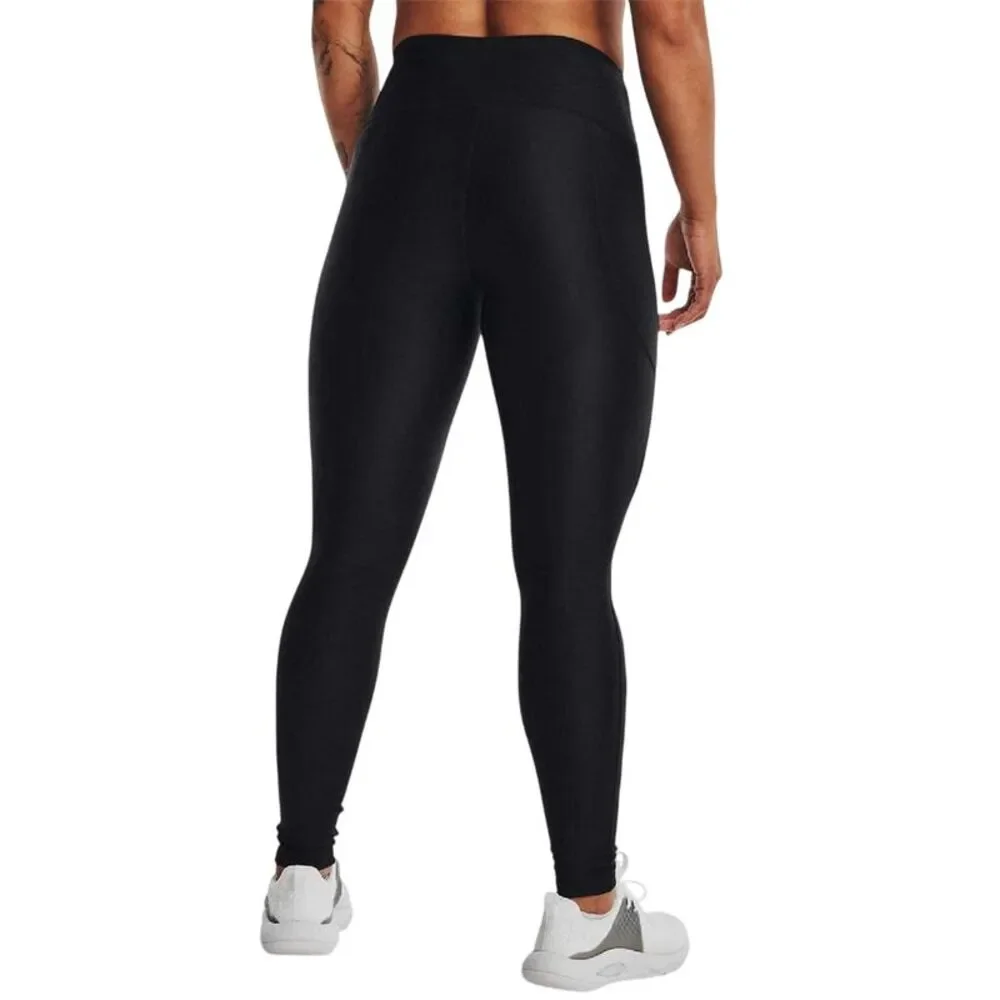 Under Armour Womens/Ladies HeatGear Reflective High Waist Leggings / Black - Picture 2 of 3